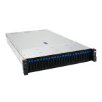 ASUS RS720A-E13-RS24G Socket SP5 Rack (2U) Schwarz, Silber
