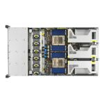 ASUS RS720A-E13-RS24G Socket SP5 Rack (2U) Schwarz, Silber