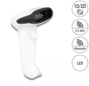 DELOCK Indusrie Barcode Scanner 1D + 2D für 2,4GHz Bluetooth