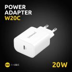 Intenso Power Adapter W20C, 20W, USB-C Anschluss, weiß