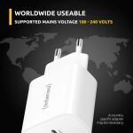 Intenso Power Adapter W20C, 20W, USB-C Anschluss, weiß