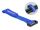 DELOCK Klett-Kabelbinder m. Schlaufe L150 xB20mm blau 5Stk.