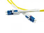 Alcasa LW-U9005LC InfiniBand/Glasfaserkabel 0,5 m 2x LC Gelb