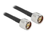 DELOCK Antennekabel N Stecker zu N Stecker LMR CFD300 1m low