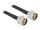 DELOCK Antennekabel N Stecker zu N Stecker LMR CFD300 1m low