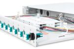 Digitus LWL Spleißbox, 1HE, bestückt, 12x LC DX, OM3
