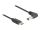 DeLOCK USB Type-C Stromkabel zu DC 5,5 x 2,1 mm Stecker gewinkelt 1,5 m