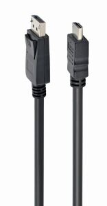Gembird DisplayPort - HDMI, 1m HDMI Typ A (Standard) Schwarz