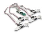 DeLOCK M.2 Karte zu 4 x Seriell RS-232 DB9 mit Standard und Low Profile Slotblenden
