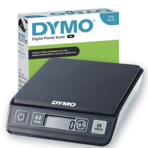 DYMO M2 Paketwaage | bis zu 2 kg | USB Briefwaage mit LCD-Bildschirm