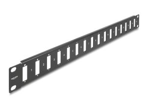 DELOCK 19" Panel für Adapter mit Schraubanschluss 16 Port