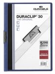 Durable Duraclip 30 Präsentations-Mappe PVC Blau,...