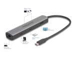 DeLOCK USB 40 Gbps USB Type-C Dockingstation 8K - HDMI / USB 10 Gbps / 2,5 Gigabit LAN / PD 3.0 100 W