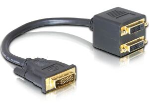 DeLOCK Adapter DVI25 St. zu 2x DVI25 B.