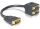 DeLOCK Adapter DVI25 St. zu 2x DVI25 B.