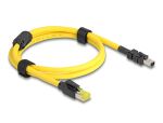 DELOCK Kabel RJ45 Stecker Cat.6 zu Mini I/O8 Pin D-Form Typ2
