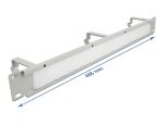 DELOCK 19" Kabelmanagement Bürstenleiste 3 Bügel 1 HE grau