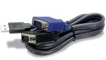 Trendnet 3m USB/VGA KVM Tastatur/Video/Maus (KVM)-Kabel...