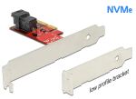 DELOCK PCI Expr Card 4x + 1x SFF-8643 int.+LowProfile