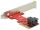 DELOCK PCI Expr Card 4x + 1x SFF-8643 int.+LowProfile