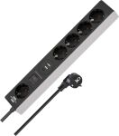 Brennenstuhl Steckdosenleiste 5f mit Schalter, 2xUSB,1xUSB C