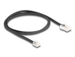 DELOCK Telefonkabel RJ45 Stecker zu RJ11 Stecker schw. 1m
