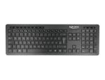 DeLOCK USB Tastatur 2,4 GHz kabellos schwarz - Lautlos