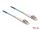 DELOCK LWL Kabel LC Duplex zu LC Duplex Multimode OM3 75 m