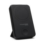 RealPower 444408 Powerbank 10000 mAh Kabelloses Aufladen Schwarz