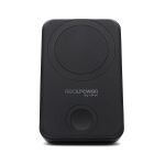 RealPower 444408 Powerbank 10000 mAh Kabelloses Aufladen Schwarz