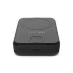 RealPower 444408 Powerbank 10000 mAh Kabelloses Aufladen Schwarz