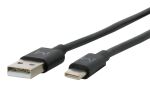 Mobilis 020013 USB Kabel 1 m USB A USB C 0,48 Gbit/s 10 W Schwarz