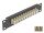 DELOCK 10" LWL Patchpanel 12 Port LC Duplex beige 1HE schw.
