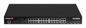 Edimax IGS-5428PLC Netzwerk-Switch Managed L2 Gigabit Ethernet (10/100/1000) Power over Ethernet (PoE) 1U Schwarz