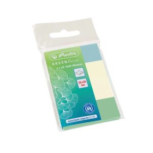 Herlitz 50033447 Selbstklebendes Etikett 160 Blätter Blau, Grün, Gelb