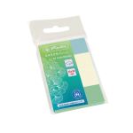 Herlitz 50033447 Selbstklebendes Etikett 160 Blätter Blau, Grün, Gelb
