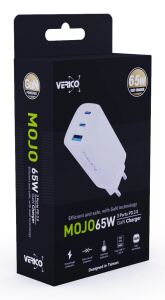 Verico 4OJ-AAFWE1-N1 Ladegerät für Mobilgeräte Laptop, Smartphone, Tablets Weiß AC Schnellladung Drinnen