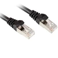 Sharkoon Kabel RJ45 CAT.6 SFTP 0,25m schwarz