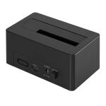 LogiLink QP0027 Speicherlaufwerk-Docking-Station USB 3.2 Gen 2 (3.1 Gen 2) Type-C Schwarz