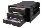 Icy Dock MB830SP-B Speicherlaufwerksgehäuse HDD-Gehäuse Schwarz 3.5"