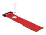 DeLOCK Klett-Kabelbinder mit Schlaufe und...