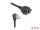 DeLOCK Netzwerk Verlängerungskabel S/FTP Stecker RJ45 Stecker 90° gewinkelt zu RJ45 Einbaubuchse Cat.6A 0,5 m schwarz