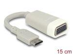 DELOCK HDMI Adapter mini C -> D-Sub15 St/Bu screwless
