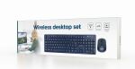 Gembird KBS-WCH-03-DE Tastatur Maus enthalten Universal RF Wireless QWERTZ Deutsch Schwarz
