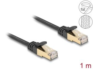 DELOCK RJ45 Flachb.Netzwerkkabel Cat.6A U/FTP St. zu St. 1m