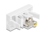 DELOCK Easy 45 Modul Cinch Buchse zu Cinch Buchse...