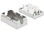 DeLOCK 86410 Netzwerkanschlussdose Cat6a Metallisch