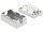 DeLOCK 86410 Netzwerkanschlussdose Cat6a Metallisch