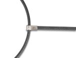 Navilock 20935 Kabelschloss Schwarz, Silber 1,8 m
