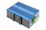 Digitus 8 Port Fast Ethernet Netzwerk Switch, Industrial, Unmanaged, 1 RJ45 Uplink